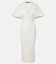 Knitted midi dress at Mytheresa