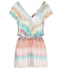 Knitted playsuit at Mytheresa