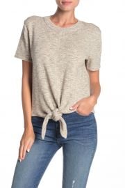 Knot-Front Sweater T-Shirt at Nordstrom Rack