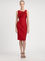 Knot front dress by Giambattista Valli at Saks Fifth Avenue