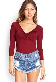 Knot front top at Forever 21