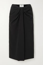 Knotted Cady Midi Skirt by Valentino at Net A Porter