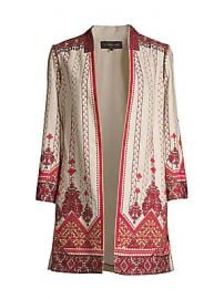 Kobi Halperin - Lexy Embroidered Linen-Blend Coat at Saks Fifth Avenue