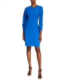 Kobi Halperin 3 4-Sleeve Crepe Dress at Neiman Marcus