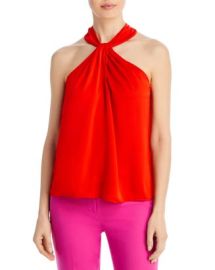 Kobi Halperin Breeze Stretch Silk Twist Neck Blouse Bloomingdales at Bloomingdales