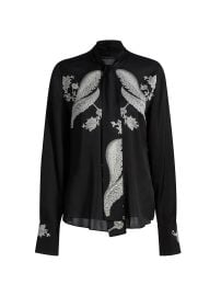 Kobi Halperin Cynthia Stretch Silk Blouse at Saks Fifth Avenue