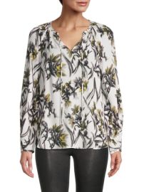 Kobi Halperin Eboni Floral-Printed Blouse on SALE at Saks Off 5th