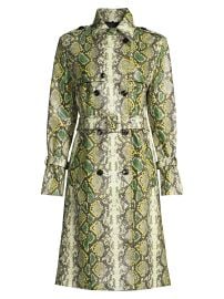 Kobi Halperin Estella Snake Trench Coat at Saks Fifth Avenue