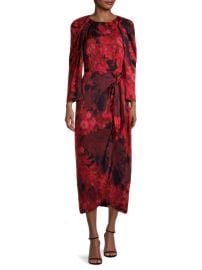 Kobi Halperin Halsey Floral Print Midi Dress at Saks Off 5th