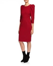 Kobi Halperin Jody Puff-Sleeve Sheath Dress at Neiman Marcus