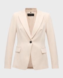 Kobi Halperin Jordi Single-Button Twill Jacket at Neiman Marcus