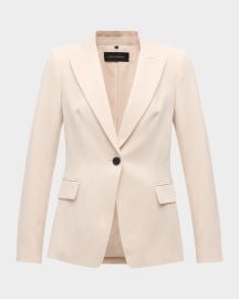 Kobi Halperin Jordi Single-Button Twill Jacket at Neiman Marcus
