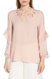 WornOnTV: Maggie’s pink eyelet blouse on Days of our Lives | Suzanne ...