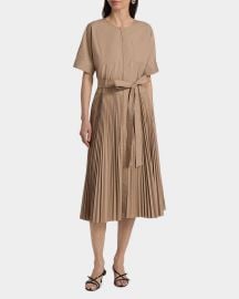 Kobi Halperin Loretta Cotton Blend Tie Waist Shirtdress at Neiman Marcus