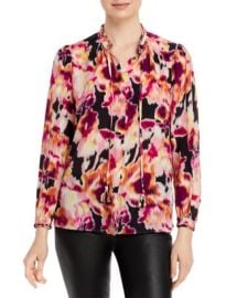 Kobi Halperin Mabel Tie Neck Blouse Bloomingdales at Bloomingdales