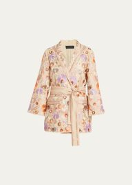 Kobi Halperin Maggie Embroidered Wrap Jacket at Bergdorf Goodman