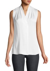 Kobi Halperin Mila Silk-Stretch Sleeveless Top - at Bergdorf Goodman