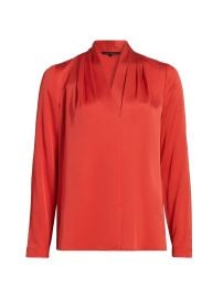 Kobi Halperin Nellie Silk Blouse in Poppy at Saks Fifth Avenue