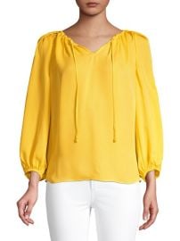 Kobi Halperin Paulina Cutout Silk Blouse on SALE at Saks Off 5th