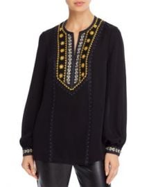 Kobi Halperin Sandi Embellished Silk Blouse Women - Bloomingdale s at Bloomingdales