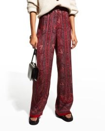 Kobi Halperin Wilco Printed Pants at Neiman Marcus