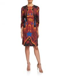 Kobi HalperinJasmine Printed Sheath Dress at Neiman Marcus