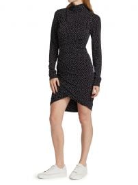 Koda Polka Dot Ruched Dress at Saks Fifth Avenue