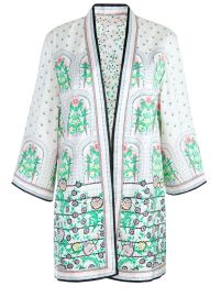 Koko Reversible Kimono In Sun Valley Trellis Multi  Alice And Olivia at Alice + Olivia