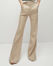 Komi Twill-Linen Pant at Veronica Beard