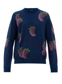 Koray fruit-jacquard sweater by Acne Studios at Matches