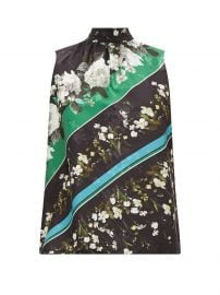 Koten Floral Stripe Tie Neck Top by Erdem at Matches