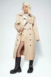 Kourtney Kardashian Barker Multiway Trench Coat at Boohoo