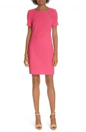 WornOnTV: Ginger’s pink cutout short sleeve dress on Good Morning ...