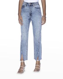 Ksubi Nine O Lifetime Panels Split Hem Jeans at Neiman Marcus