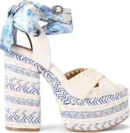 Kurt Geiger Chelsea Scarf Platform Sandal at Nordstrom