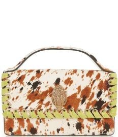 Kurt Geiger London Small Bond Top Handle Cow Print Haircalf Satchel Bag Dillardx27s at Dillards