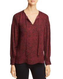 Kylee Printed Silk Blouse at Bloomingdales