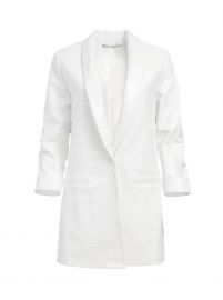 Kylie Vegan Leather Shawl Collar Blazer by Alice + Olivia at Alice + Olivia