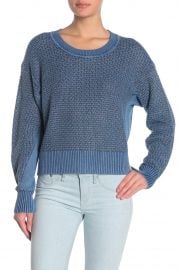 Kyra Metallic Crew Neck Sweater by Rag Bone at Nordstrom Rack