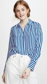 L  039 AGENCE Brielle Long Sleeve Blouse at Shopbop