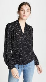 L  039 AGENCE Cara Wrap Blouse at Shopbop