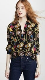 L  039 AGENCE Nina Long Sleeve Blouse at Shopbop