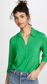 L  039 AGENCE Ryan 3 4 Sleeve Blouse at Shopbop