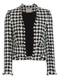 L  039 Agence - Adette Houndstooth Jacket at Saks Fifth Avenue