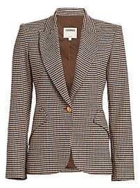 L  039 Agence - Chamberlain Houndstooth Blazer at Saks Fifth Avenue