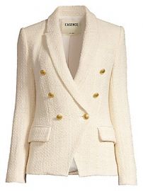 L  039 Agence - Kenzie Tweed Blazer at Saks Fifth Avenue