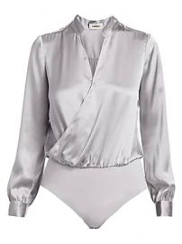 L  039 Agence - Marcella Silk Bodysuit at Saks Fifth Avenue