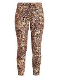 L  039 Agence - Margot Valencia High-Rise Print Ankle Skinny Jeans at Saks Fifth Avenue