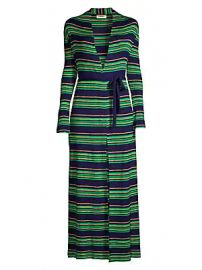 L  039 Agence - Marija Striped Duster Cardigan at Saks Fifth Avenue