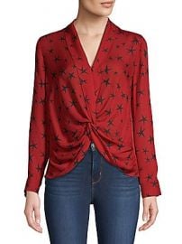 L  039 Agence - Mariposa Star Silk Blouse at Saks Off 5th